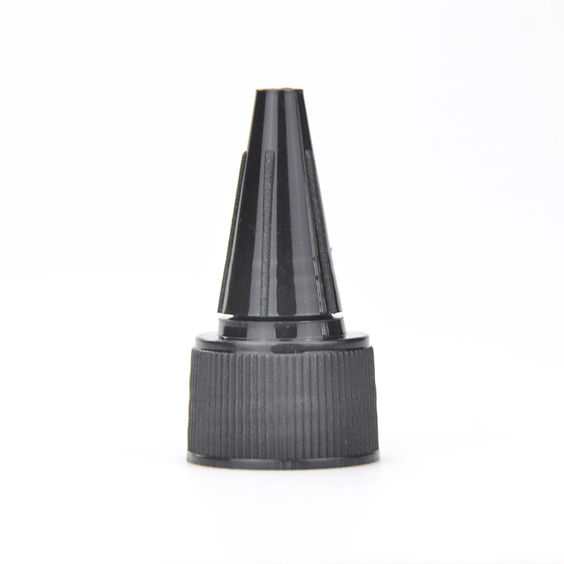 HDPE Squeeze Bottle Plastic 20/410 24/410 28/410 Black Twist off Lock Lid Cap