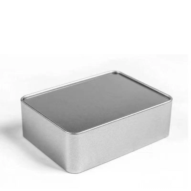 Rectangular Metal Tins Cans, Empty Metal Tin Containers Cans with Lids, Metal Tins Jars for Candles, Candies, Gifts, Balms, Small Crafts