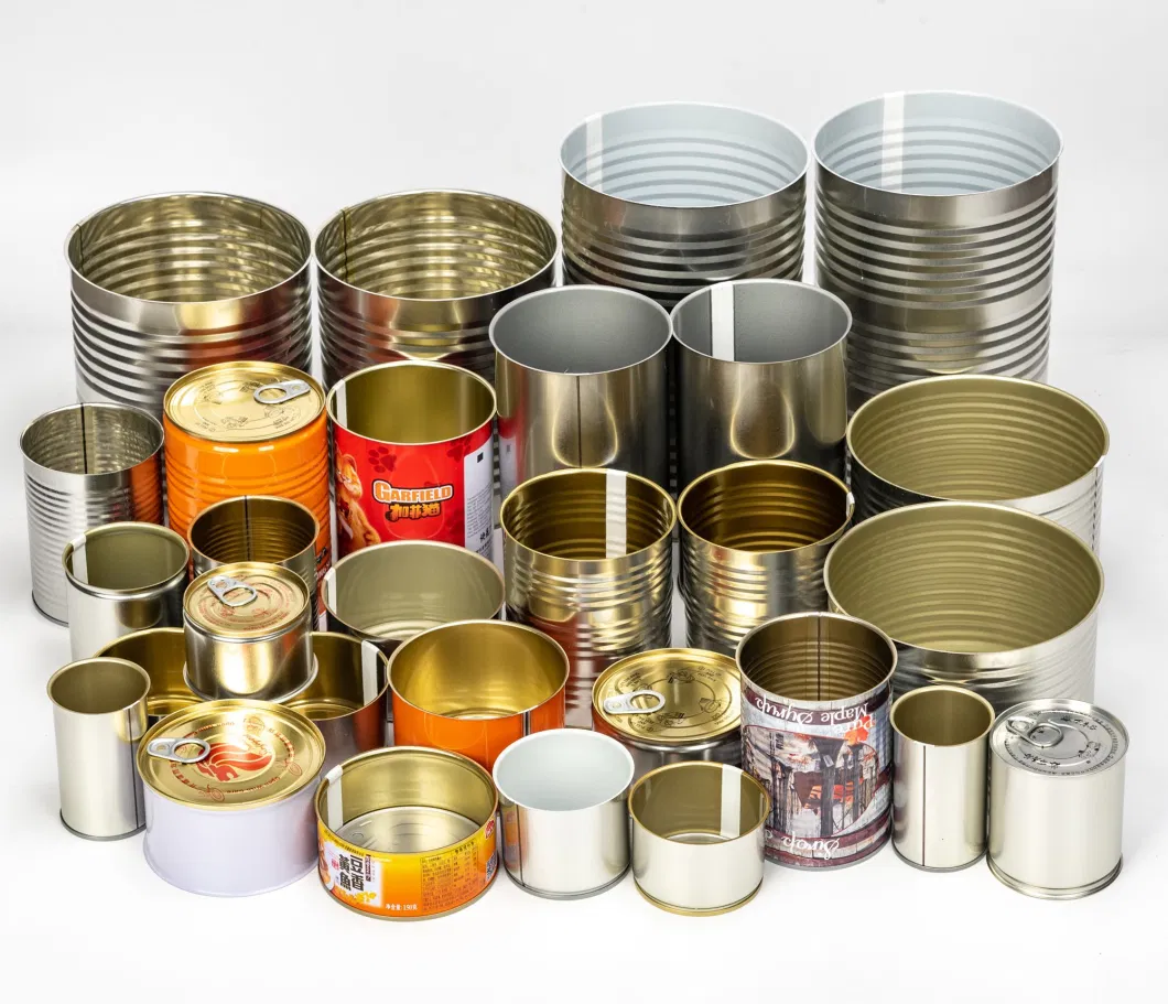 Food Grade Metal Food Grade Paint Food Round Tin Can for Food Packaging Empty Tinplate Can