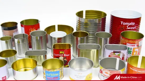 15117# Wholesale Large Capacity Empty 3 Piece Tin Can for Food Packaging