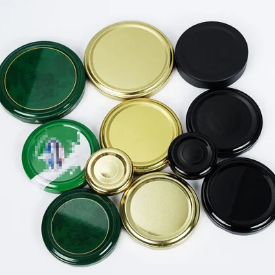 Wholesale Different Sizes 30mm to 82mm Tinplate Twist off Metal Cap for Glass Pickle Jar